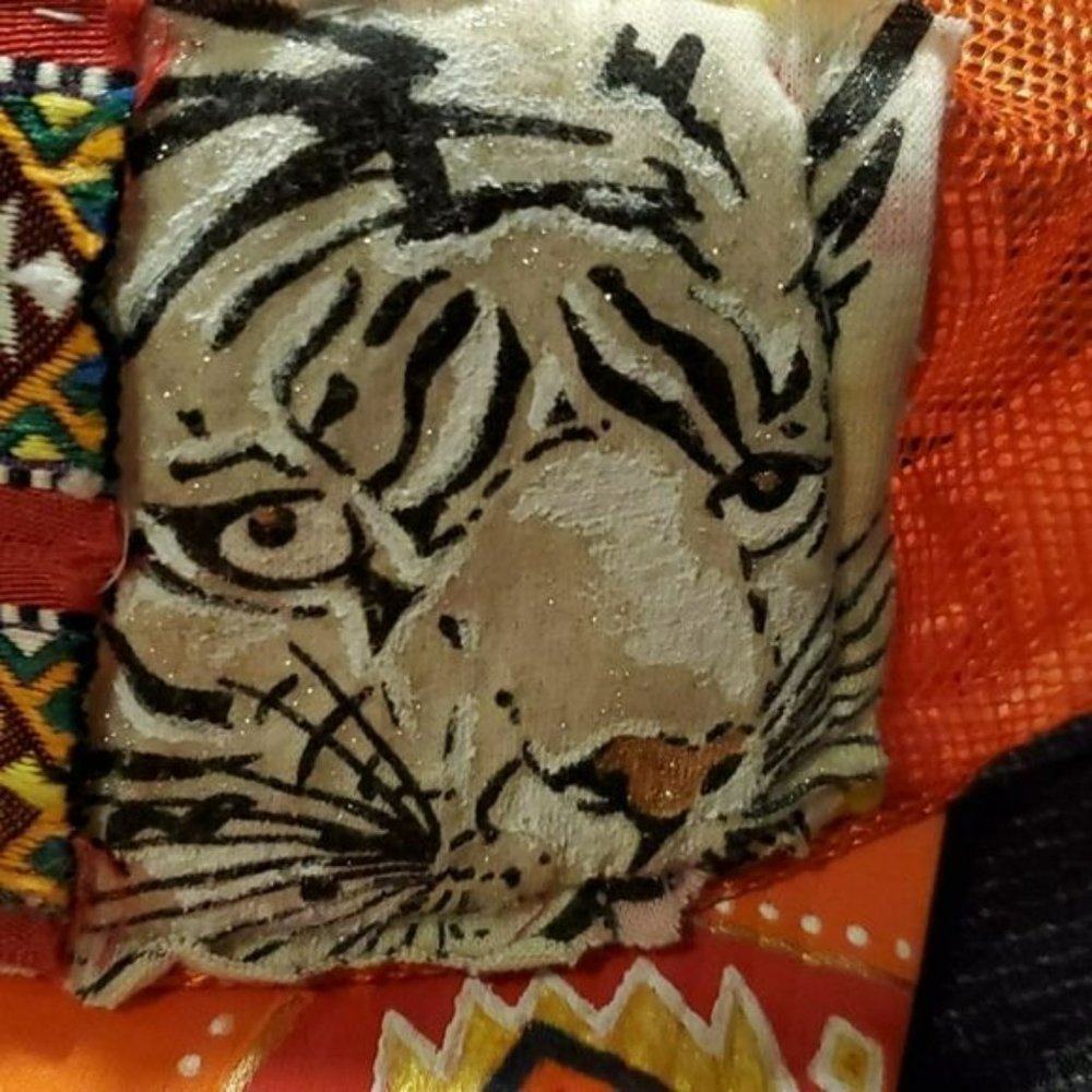 Trucker Hat, Custom Patchwork Euc - image 7